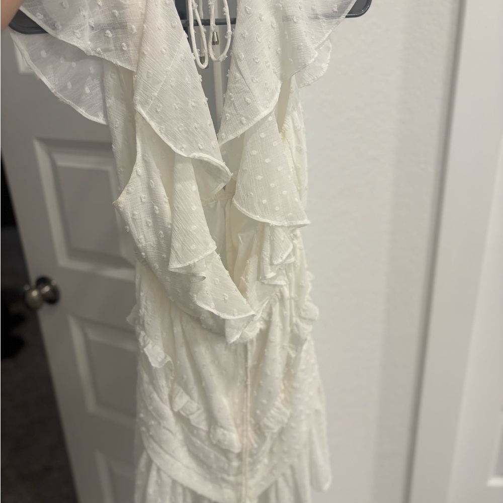 American Threads Ivory Ruffled Dress - Picture 2 of 3